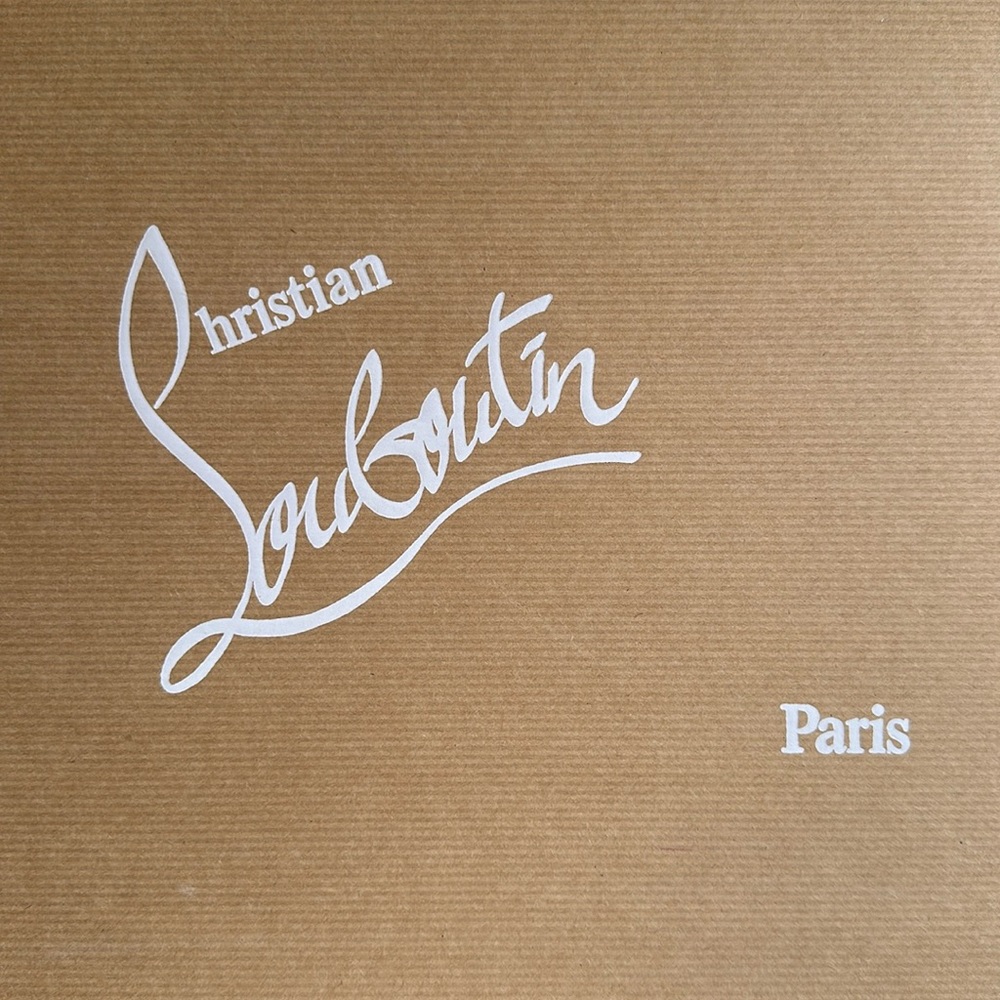 Used only 3 times Thigh high original Christian Louboutin suede size 7
